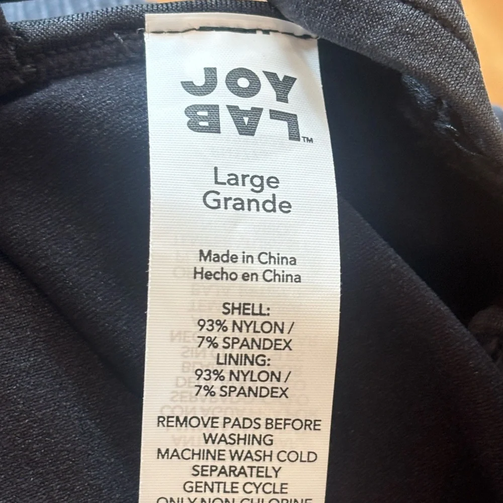 JoyLab‎ Black Athletic Jumpsuit